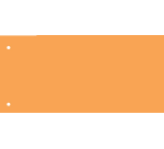 Bande de séparation Qbasic 240x105mm 50 feuilles orange