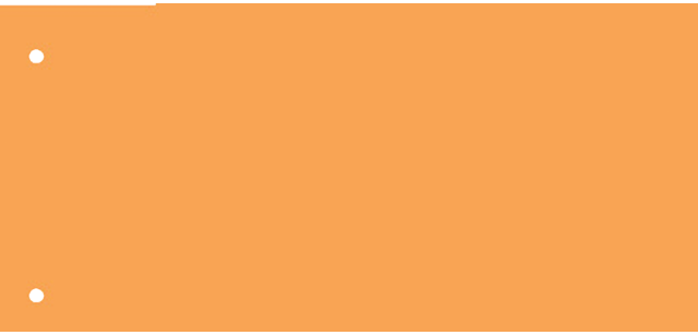 Scheidingsstrook Qbasic 240x105mm 50 stuks oranje