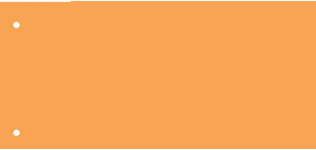 Bande de séparation Qbasic 240x105mm 50 feuilles orange