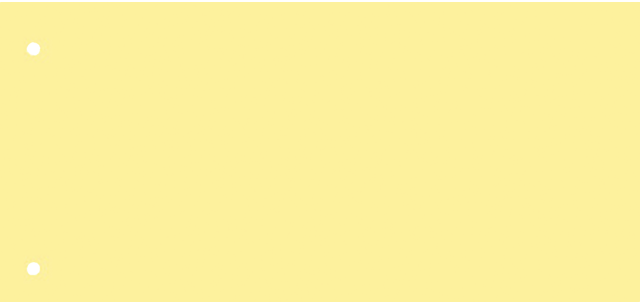 Bande de séparation Qbasic 240x105mm jaune 50 feuilles