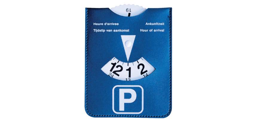 Disque de stationnement bleu