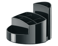 Han 17460 Rondo pencil holder 9 compartments black
