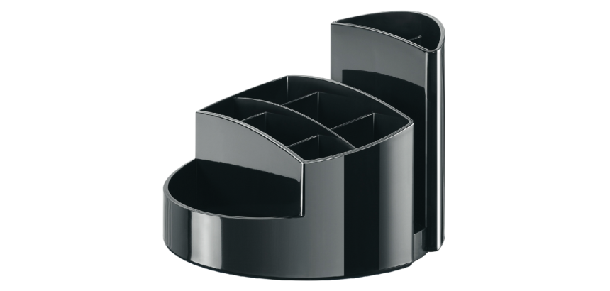 Han 17460 Rondo pencil holder 9 compartments black