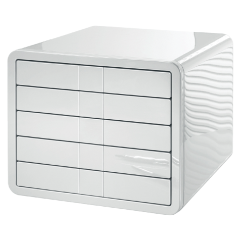 Module de classement i-Box, 5 tiroirs, blanc