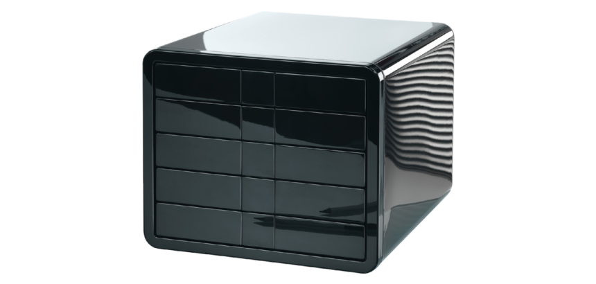 i-Box filing module, 5 drawers, white