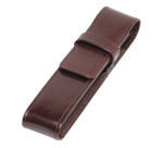 Etui stylos 321 cuir de Buffle 1 case brun