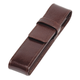 Etui stylos 321 cuir de Buffle 1 case brun