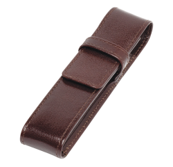 Etui stylos 321 cuir de Buffle 1 case brun