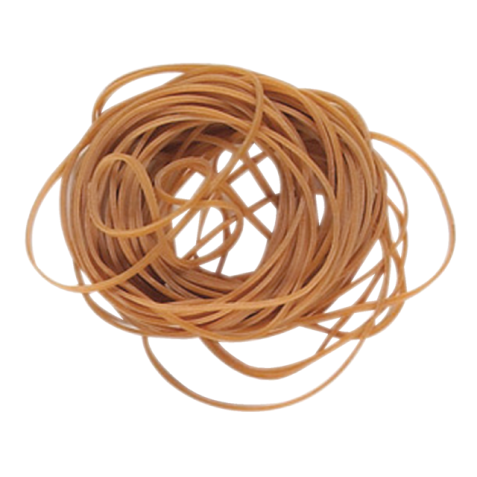 Elastique Standard 16 Rubber Bands 60x1,5mm 50g brun 220 pièces