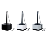 Stylo bille de comptoir Han i-Line socle et chaîne Medium noir