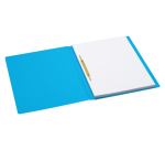 Jalema Secolor zip folder, A4 size with fixed folders, pack of 10 pieces, blue
