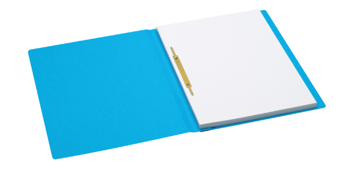 Jalema Secolor zip folder, A4 size with fixed folders, pack of 10 pieces, blue