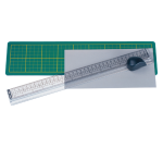 Tapis de coupe, Cutter et Règle Alco tapis 380x100mm vert