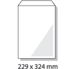 Enveloppe Hermes C4 229x324mm gommée blanc 250 pièces