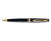 Stylo bille Waterman Expert Noir Laqué GT Medium