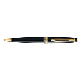 Stylo bille Waterman Expert Noir Laqué GT Medium