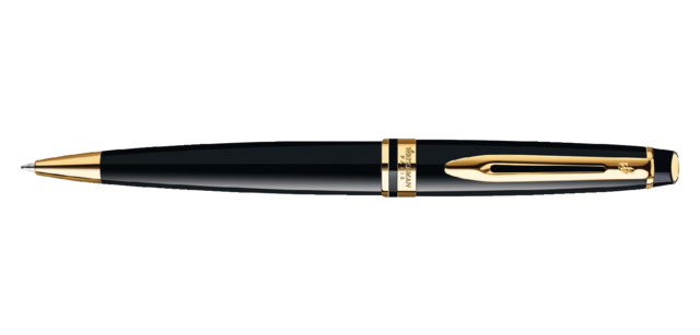 Waterman Expert Black Lacquer GT Medium Ballpoint Pen
