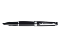Roller Waterman Expert Laqué noir CT Fin