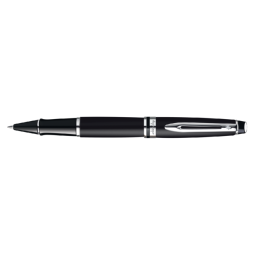 Roller Waterman Expert Laqué noir CT Fin