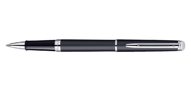 Roller Waterman Hémisphère Noir Mat CT Fin