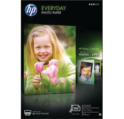 HP Everyday Photo Paper - photo paper - glossy - 100 sheet(s) - 100 x 150 mm - 200 g/m²
