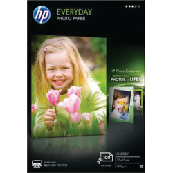 HP Everyday Photo Paper - photo paper - glossy - 100 sheet(s) - 100 x 150 mm - 200 g/m²