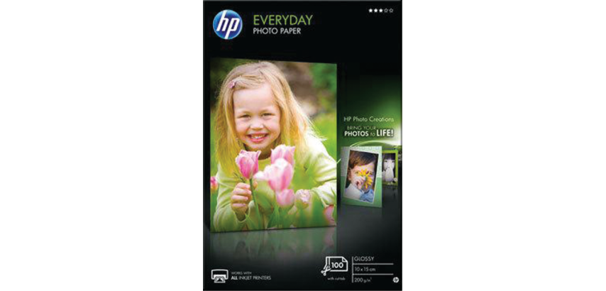 HP CR757A Inkjet Paper 10x15cm Glossy Photo 200g 100 Sheets