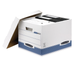 Archiefdoos Bankers Box System standaard wit blauw