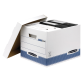 Caisse archives Bankers Box System standard blanc bleu