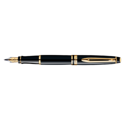 Vulpen Waterman Expert black lacquer GT fijn