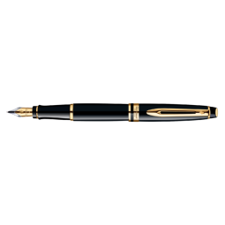 Stylo plume Waterman Expert Noir Laqué GT Fin