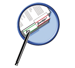 Marque-pages Post-it 680 25,4x43,2mm bleu vif