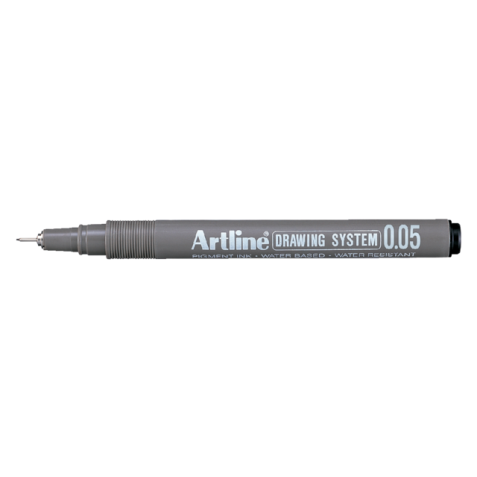 Fineliner Artline technisch 0.05mm zwart