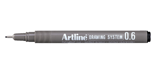 Fineliner Artline Technique 0.6mm black