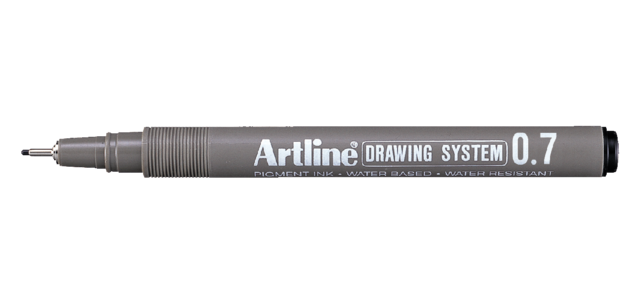 Fineliner Artline Technique 0.7mm black