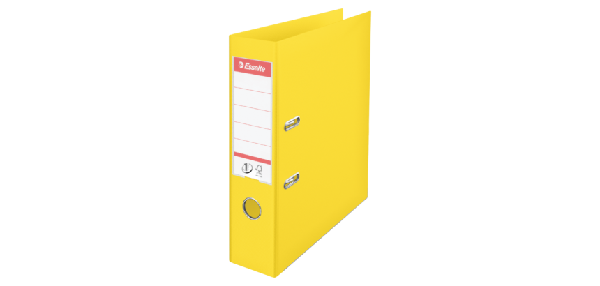 Esselte Vivida Lever Arch File No. 1 A4 75mm PP Yellow