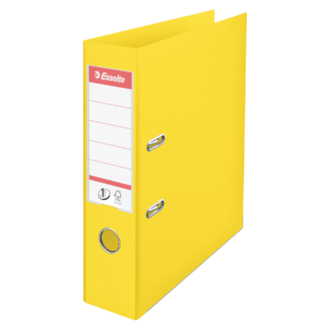 Classeur à levier Esselte Vivida N°1 A4 75mm PP jaune