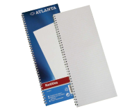 Carnet de notes Djois Atlanta 1 exemplaire 330x135mm ligné 100 pages bleu