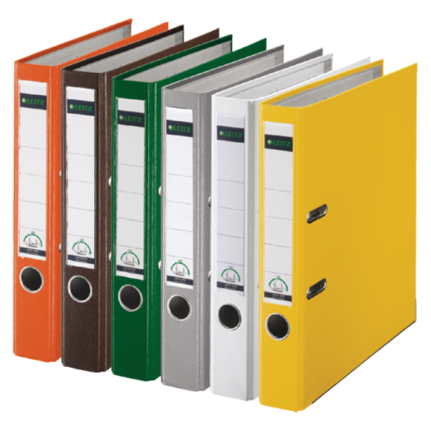 Classeur à levier Leitz 1015 180° A4 50mm PP gris