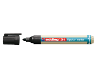 Viltstift edding 31 EcoLine voor flipover rond 1.5-3mm zwart