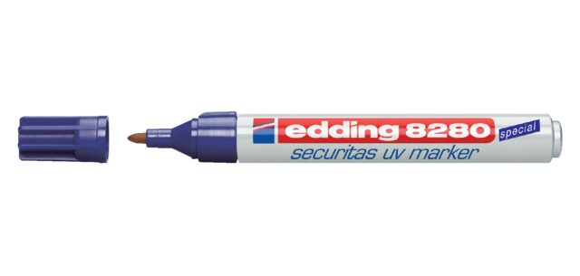 UV marker edding 8280 round tip 1.5-3mm Invisible