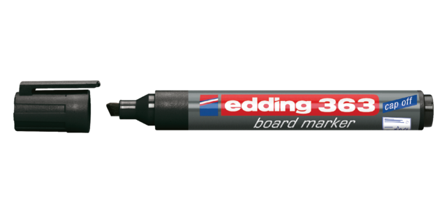 Whiteboardmarker edding 363 schuin 1-5mm zwart