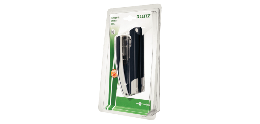 Leitz NeXTT metal desk stapler 30 sheets black blister