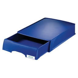 Corbeille à tiroir Leitz Plus A4 Maxi bleu