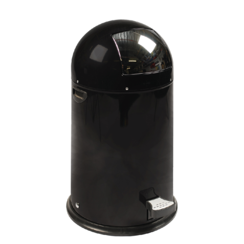 Afvalbak EKO Kickcan 33 liter mat zwart