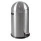 Poubelle à pédale EKO Kickcan 33L Inox mat