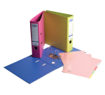 Elba Smart Pro+ Lever Arch File A4 80mm Assorted PP