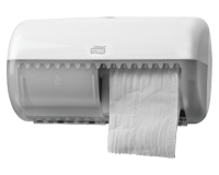 Toiletpapierdispenser Tork T4 Elevation duo wit 557000