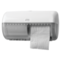 Distributeur papier toilette Tork T4 Elevation Twin Vertical 557000 blanc