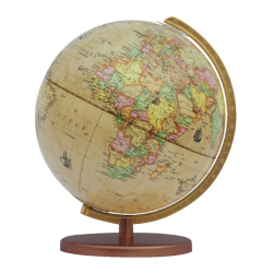 Globe Columbus Renaissance Socle bois 30cm 603016/H